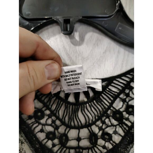 L.I.F.E. Love Is For Eternity Black Snake Print Kimono Bathing Suit Cover Up S - Picture 6 of 9